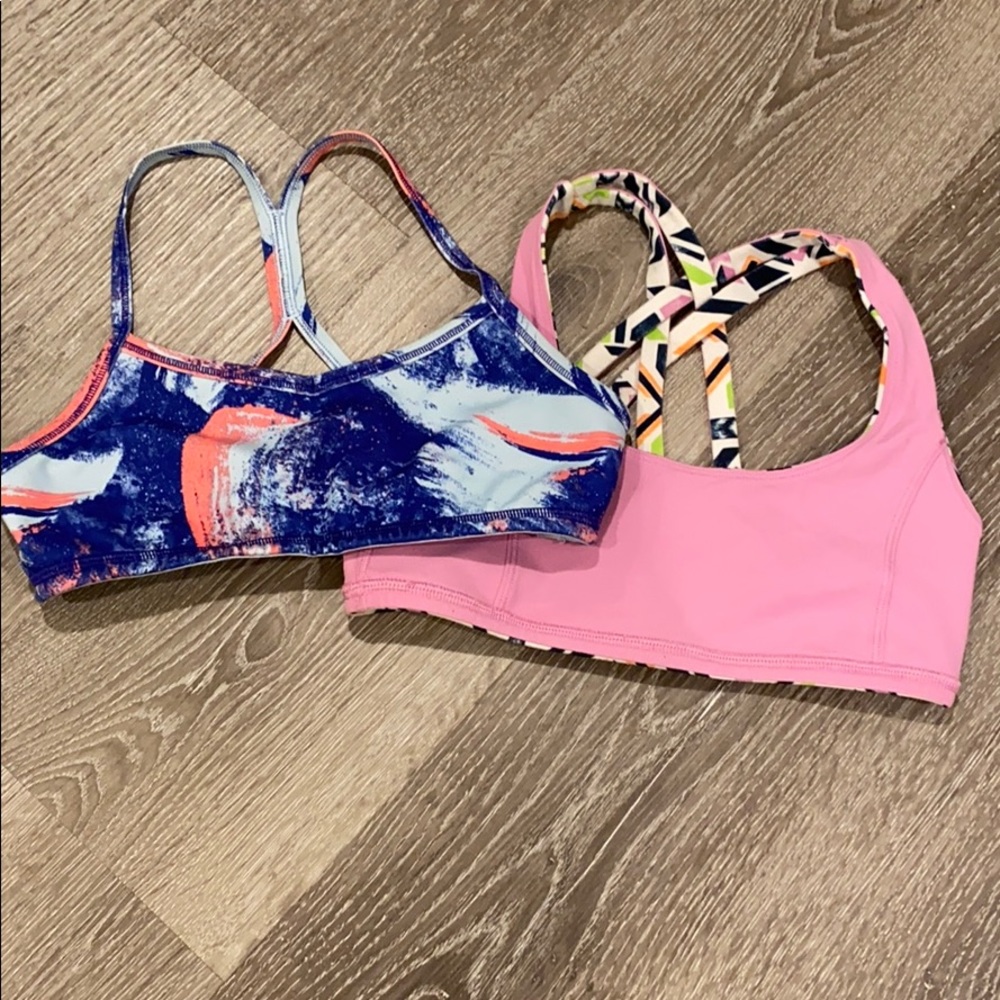 Two Girls Ivivva Sports Bras size 10